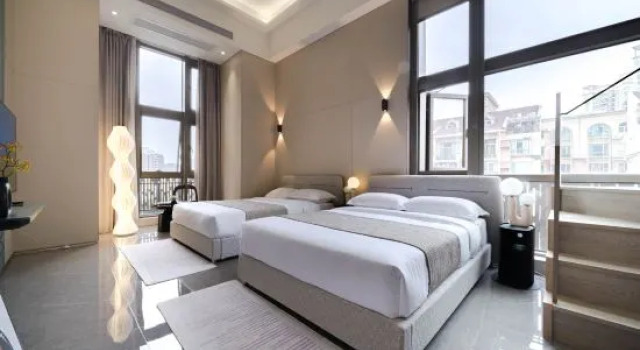 Люкс Executive Yunding Executive Apartment (Shenzhen Nanshan Subway Station Coast City)