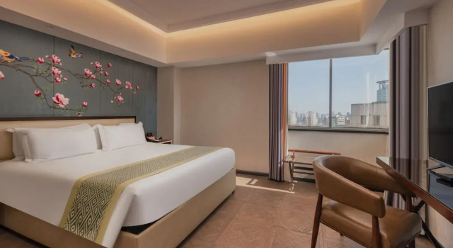 Двухместный номер Business MEHOOD LESTIE Hotel (Shanghai Xujiahui Wukang Road)