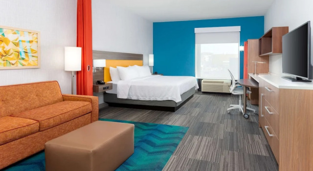 Двухместный Studio Suite с видом на город Home2 Suites By Hilton Tampa Downtown Channel District