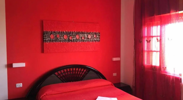 Standard- dobbelt værelse med altan med udsigt B&B Butterfly