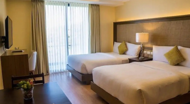 Luxo Quádruplo quarto Aqua Fun Hotel