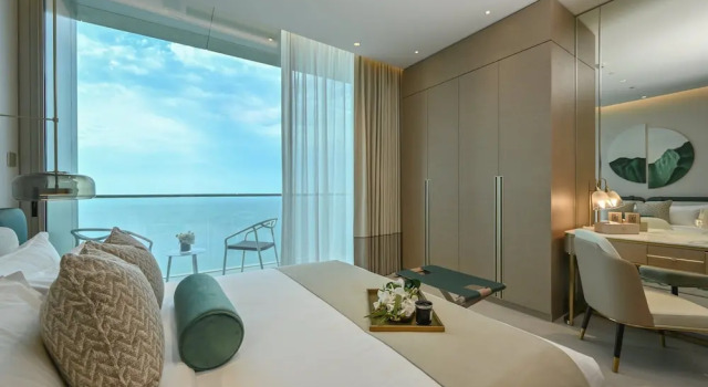 Апартаменты с 2 комнатами с видом на море Отель Onyx Rotana