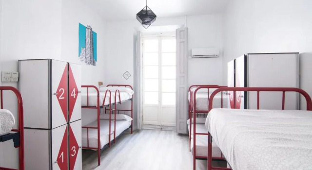 Кровать в общем номере Way Hostel Madrid