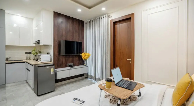 Двухместная студия Standard с балконом и с видом на город Street Studio by Lime Tree Hotel Sector 51 Gurgaon