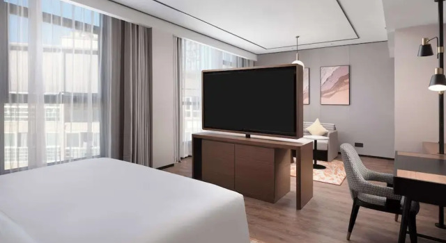 Двухместный семейный номер Standard Hilton Garden Inn Bazhong Bazhou
