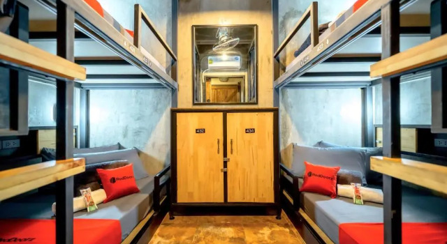 Кровать в общем номере Episode 11 Hostel Sukhumvit
