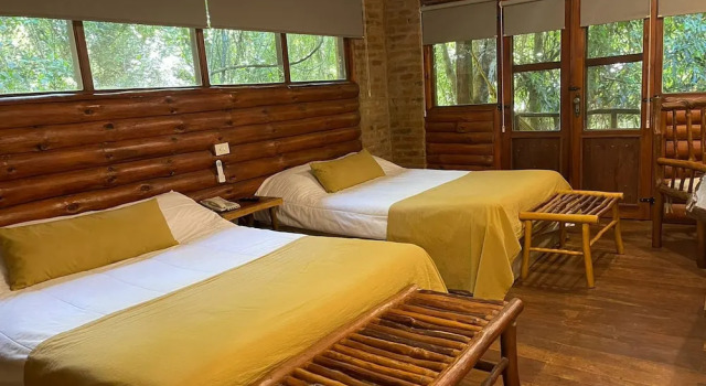 Двухместный номер Standard с балконом La Aldea De La Selva Lodge
