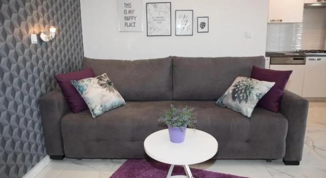 Апартаменты Comfort c 1 комнатой с балконом и с видом на море Apartments Paradis