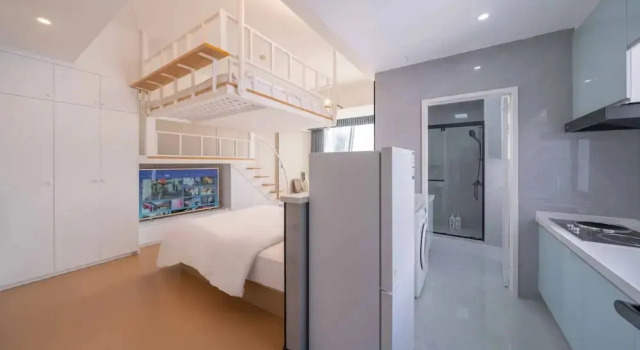 Семейный номер Standard с красивым видом из окна Mayson Shanghai Bund Serviced Apartment