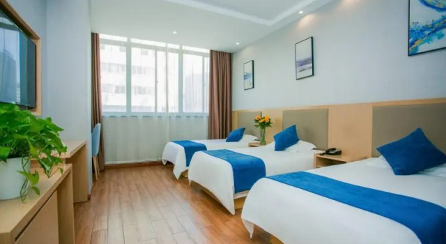 Номер Standard GreenTree Inn Nantong Haian Mingzhu City Express Hotel