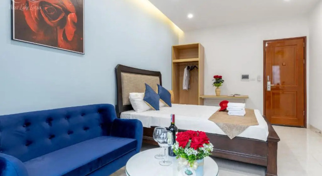 Двухместный номер Standard с видом на озеро The Lakeview - West Lake Lotus Apartments