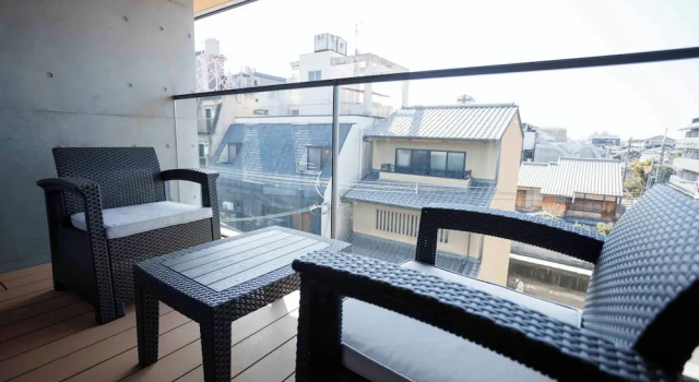 Двухместный номер Deluxe с сауной Gion Elite Terrace
