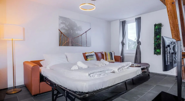 Номер Deluxe VISIMO Apartments Flims with private sauna