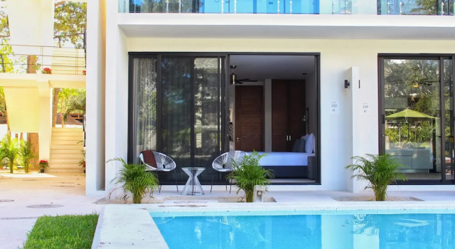 Студия с красивым видом из окна F102 Central Park Tulum By Sandy Powerful