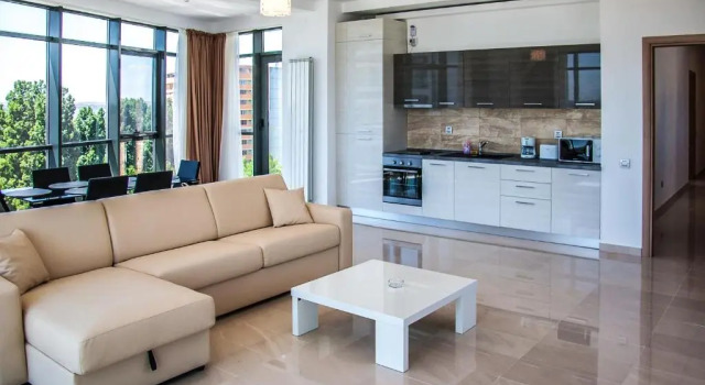 Апартаменты с 2 комнатами с частичным видом на море Riviera Residence Apartments