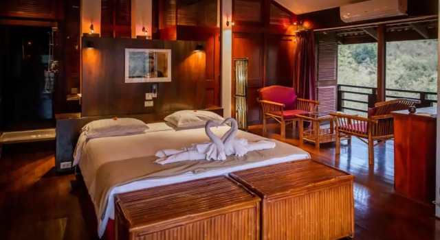 Double suite The Sanctuary Pakbeng Lodge