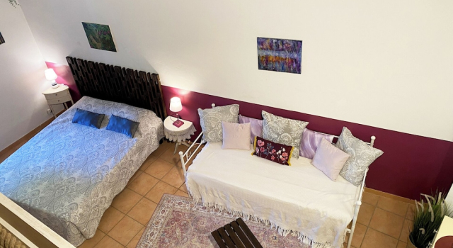 Standart dört kişilik oda Orangerie de Cardet B&B
