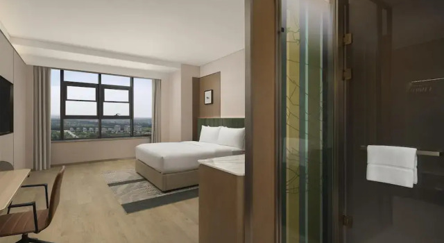Номер Deluxe Hilton Garden Inn Zhongwei Shapotou