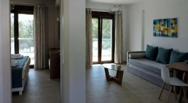 Апартаменты с видом на море Hatzoudis Luxury Suites
