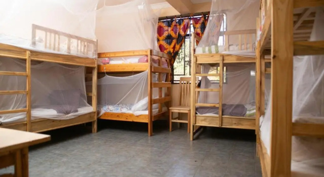 Кровать в общем номере White House Hostels - Arusha