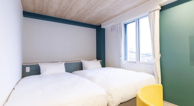 Standard Twin room Tabist MEN‘TEL Kitami