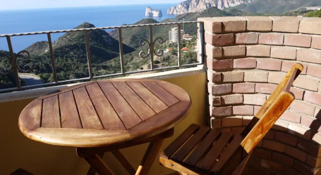 Standard Doppel Zimmer mit Meerblick B&B Pedra Rubia