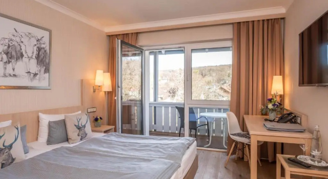 Двухместный номер Standard с балконом Ammersee-Hotel