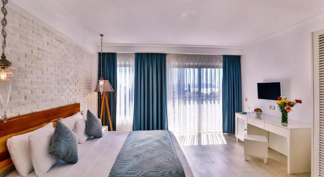 Двухместный номер Deluxe с балконом и с видом на море Arnna Hotel