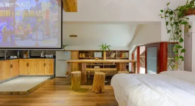Люкс c 1 комнатой Emeishan Yinfeng Tingyue Homestay