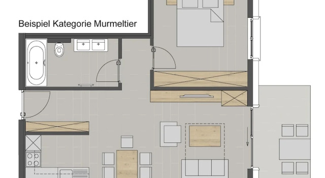 Апартаменты Standard AlpinLodges Kühtai