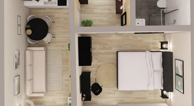 Appartement 2 chambres avec balcon Luga Homes - Stadthaus