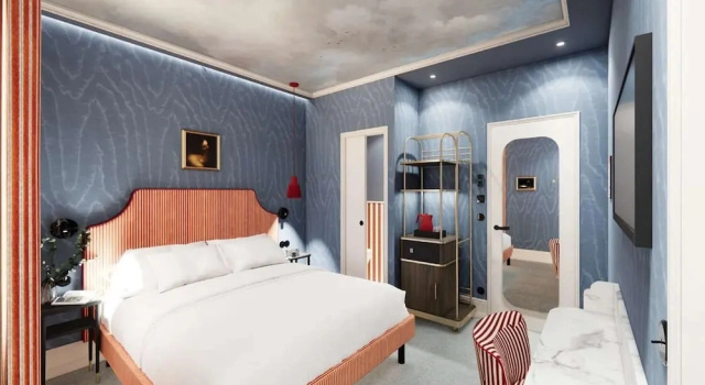 Семейный номер Standard с балконом Grand Hôtel De Turin