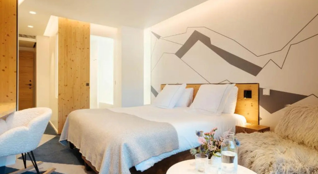 Номер Deluxe с видом на горы Hotel Chalet Les Saytels, BW Signature Collection
