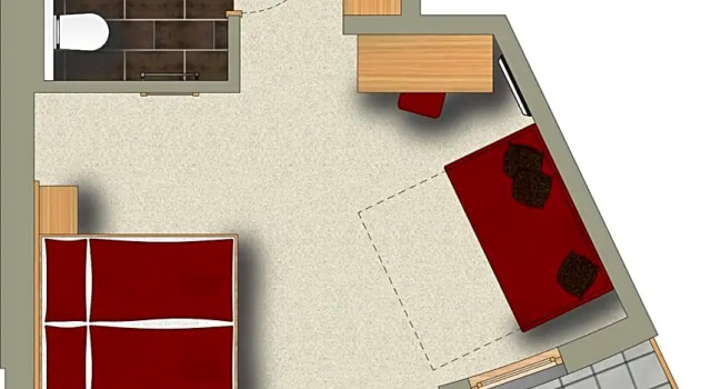 Номер Deluxe Haus Zirngast