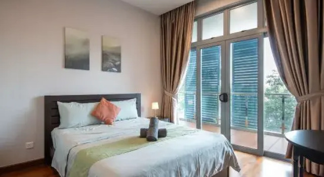 Семейный люкс с 3 комнатами Somerset Harbour View Suites Near Legoland