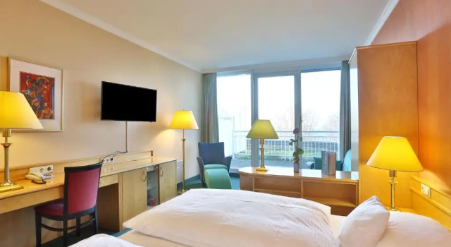 Двухместный номер Superior с балконом и с видом на море Hotel Kaiserhof Heringsdorf