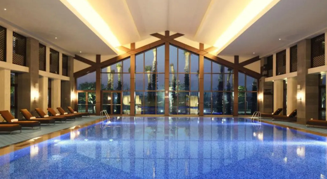 Luksusowy dwuosobowy pokój i balkonem DoubleTree By Hilton Jiaxing