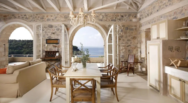 Вилла Premium с видом на море Katikies Manis Suites