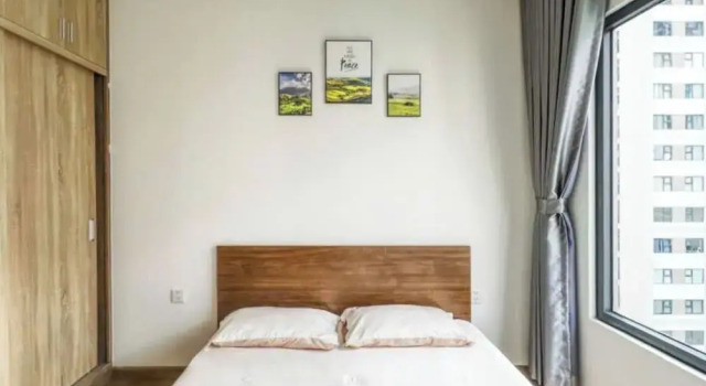 Семейные апартаменты с балконом и с видом на город Lyshing Apartment in Vinhomes Grand Park