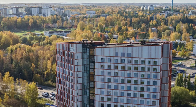 Студия с красивым видом из окна Noli Otaniemi
