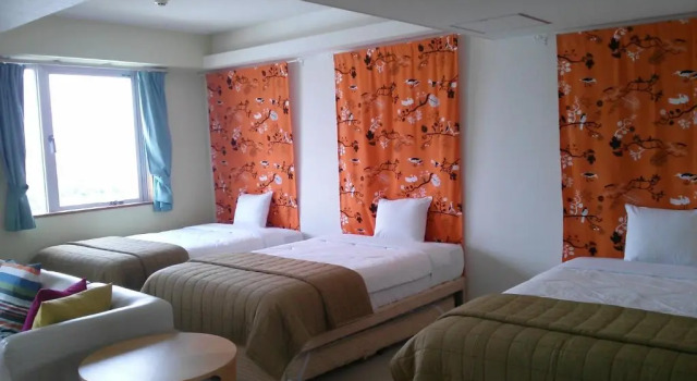 Трёхместный номер Standard Hotel Happy Holiday Ishigaki
