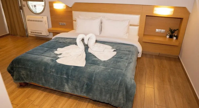 Трёхместный номер Deluxe с балконом и с видом на море Hotel Epavlis Eleftheriadi