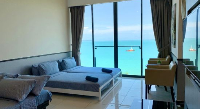 PD D'Wharf Premium Suite - Full Seaview (Up to 6 Pax), Rezerwuj Hotel Hotele 4-gwiazdkowe w Port Dickson, 4*