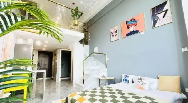 Double-storey Serviced Apartment, Boek Appartement Hotels in Chengdu met parkeren, Parkeren