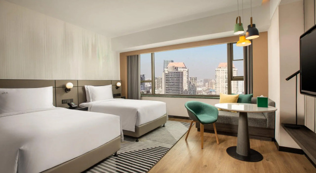 Двухместный номер Standard с видом на город Holiday Inn Shanghai Nanjing Road by IHG