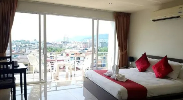 *Sea View Studio Near Patong Beach with Pool C257