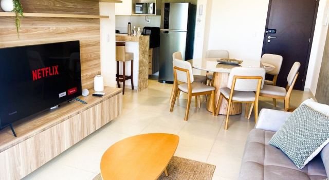 Апартаменты Comfort Apto vista mar incrível por Be My Guest