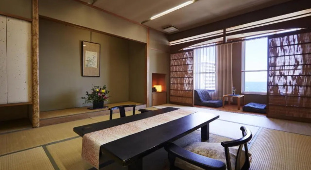 Номер Japanese-Style Akaritei Large Beppu Bay Side Hotel New Tsuruta