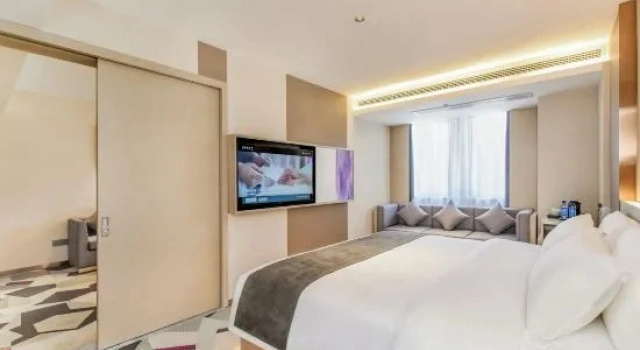Двухместный люкс Deluxe Lavande Hotel •Coach Center Station of Yunyang