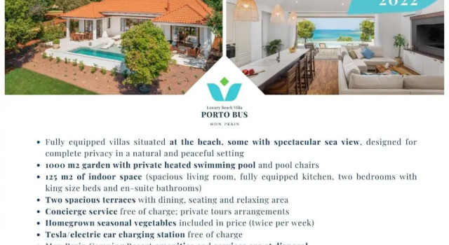 Вилла Luxury с видом на море Camping Homes Mon Perin